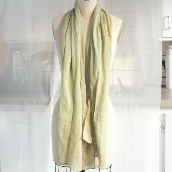 100% cotton hand-dyed scarf - Picture 2 of 3